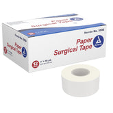 dynarex® Paper Medical Tape, 1 Inch x 10 Yard, White